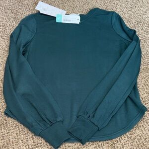 NWT Green Long Sleeve Women's Top Small